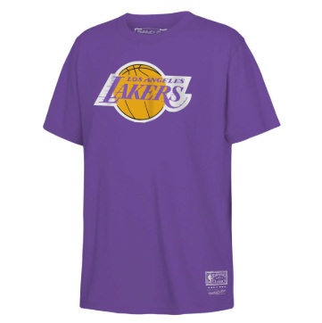 Youth L.A. Lakers Mitchell & Ness Hardwood Classics Retro Logo T-Shirt
