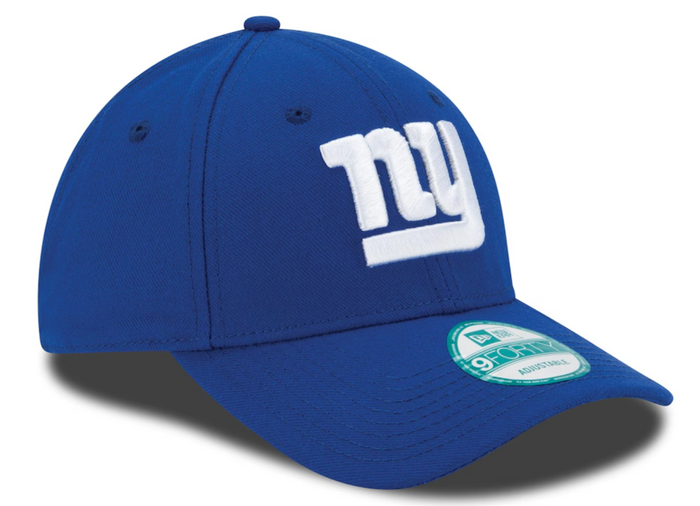 Youth New York Giants 9Forty New Era Adjustable Hat - Royal Blue