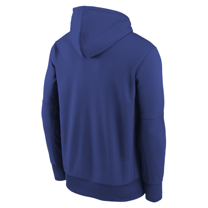 Youth Toronto Blue Jays 2024 Authentic Collection Rush Blue Therma Fleece Hoodie