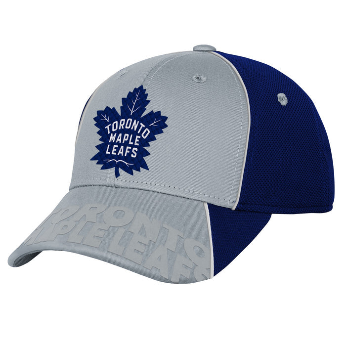 Youth Toronto Maple Leafs Second Season Grey/Blue Stretch Fit Hat