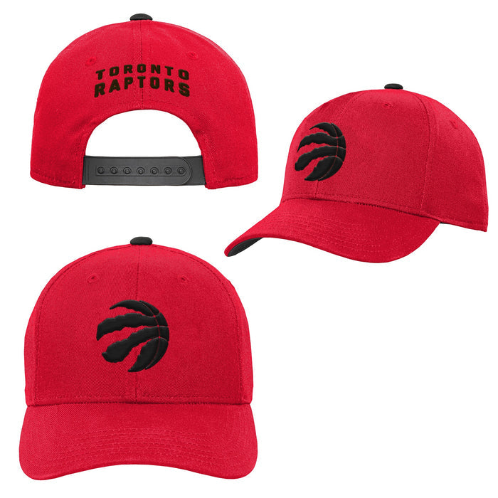 Youth Toronto Raptors Red Precurve Hat