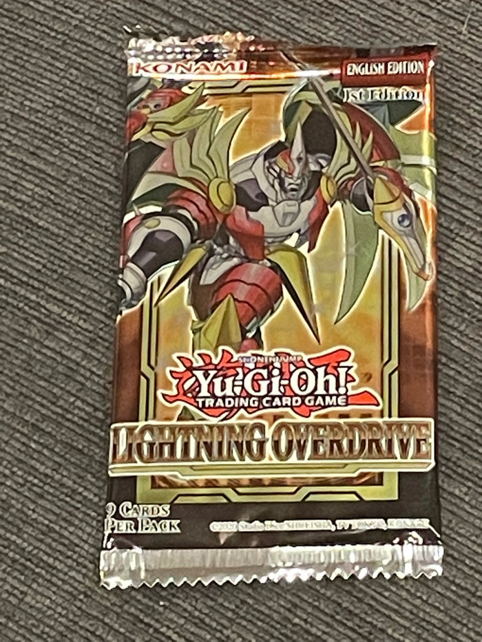 Yu-Gi-Oh! Lightning Overdrive - 1 Pack/ 9 Cards Per Pack