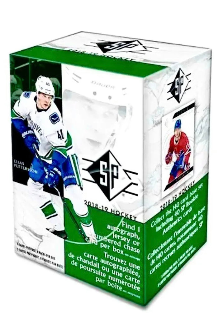 2018-19 Upper Deck SP Hockey Cards (Blaster) Box