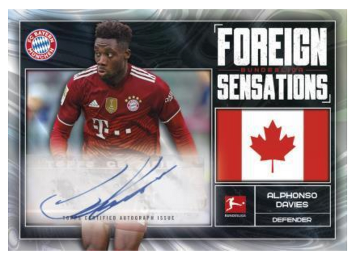 2021-22 Topps Bundesliga Soccer - 8 Card Pack from Hobby Box