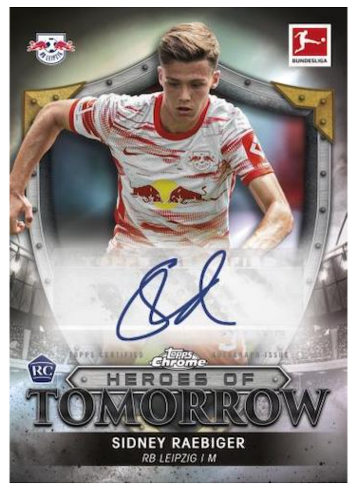2021-22 Topps Chrome Bundesliga Soccer - 4 Card Pack from Hobby Box