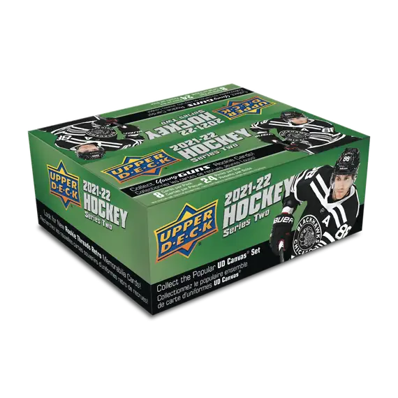 2021-22 Upper Deck Series 2 Hockey Cards Retail Hobby Box