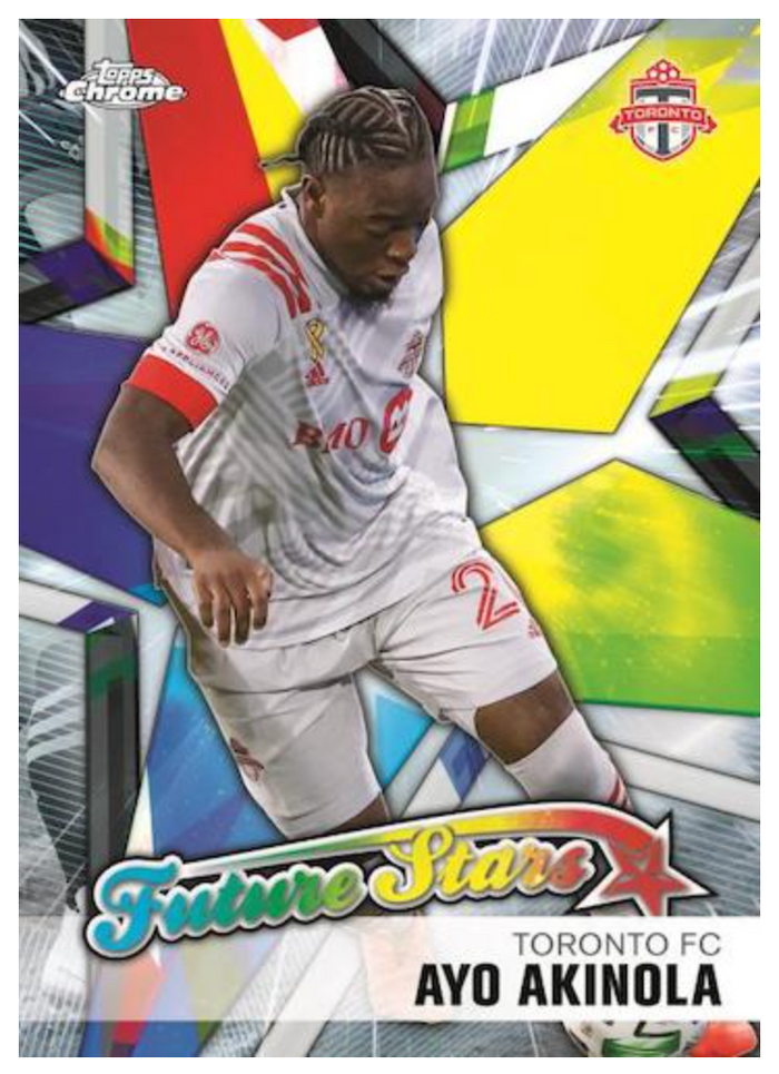 2021 Topps Chrome MLS Soccer - 4 Card Pack from Hobby Box