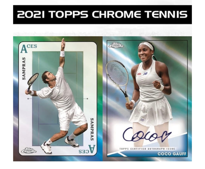 2021 Topps Chrome Tennis Lite Box