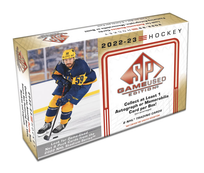 2022-23 Upper Deck SP Game Used Hockey Cards Hobby Box