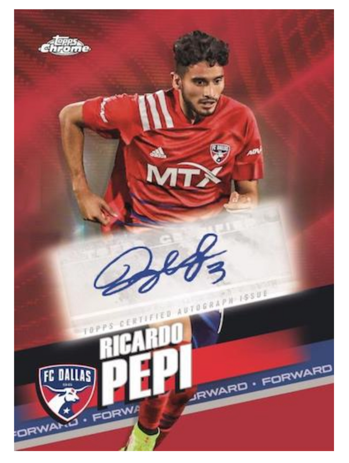 2022 Topps Chrome MLS Soccer Hobby Box