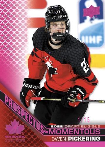 2022 UPPER DECK TEAM CANADA JUNIORS HOCKEY HOBBY BOX