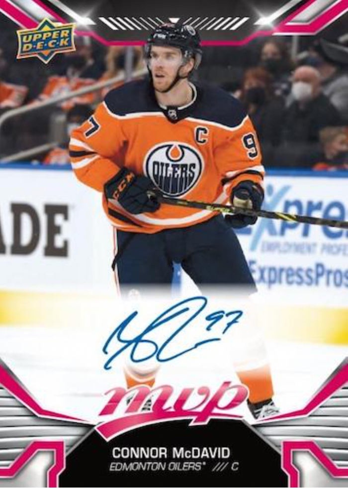 2022/23 Upper Deck MVP Gravity Hockey Retail Pack - 8 Cards