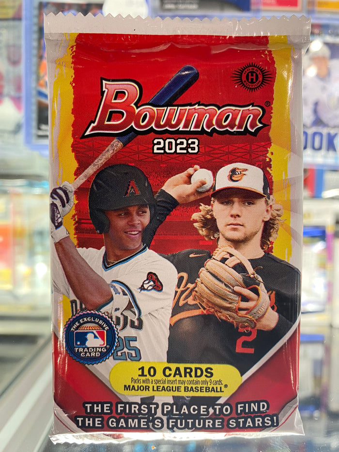 2023 Bowman Baseball hobby - Sealed 10 Card Pack from Hobby Box