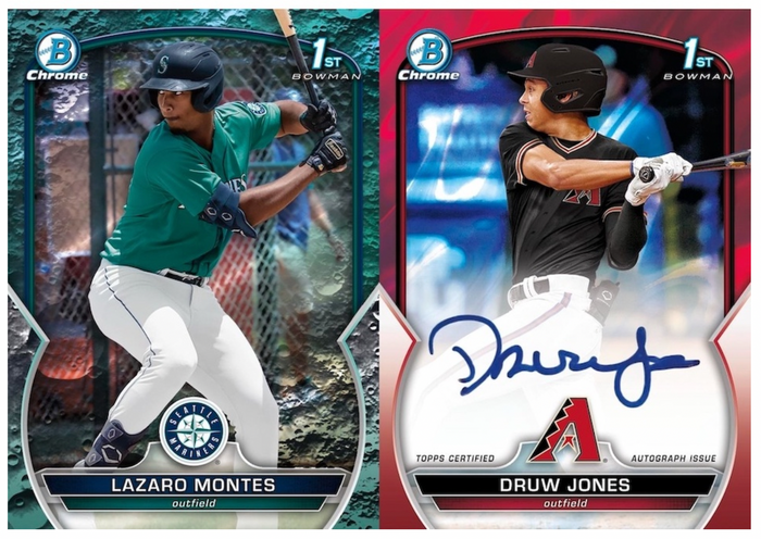2023 Bowman Baseball hobby - Sealed 10 Card Pack from Hobby Box