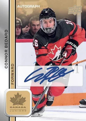 2023 UPPER DECK TEAM CANADA JUNIORS HOCKEY HOBBY BOX