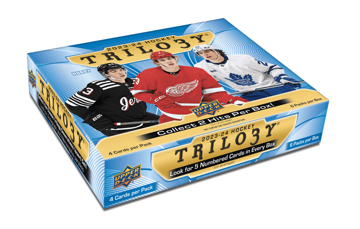 2023/24 Upper Deck Trilogy Hockey Cards Hobby Box