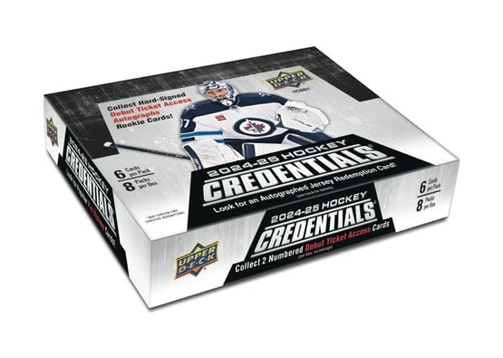 2024-25 Upper Deck Credentials Hockey Cards Hobby Box