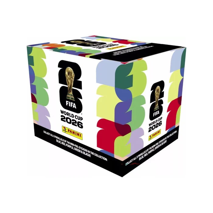 2026 Panini Fifa World Cup 50 Pack Sticker Box - Official Sticker Collection