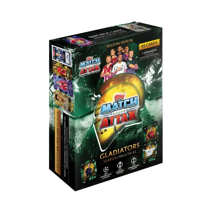 25/26 TOPPS Match Attax Trading Card Game Mega Tin # 1,2,3,4