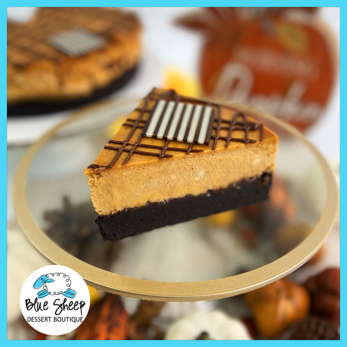 pumpkin brownie cheesecake