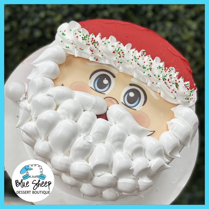 8" Santa Ice Cream Cake
