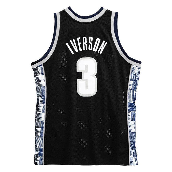 Allen Iverson #3 Georgetown Hoyas University Alternate Mitchell & Ness 1995-96 Hardwood Classic Swingman Jersey