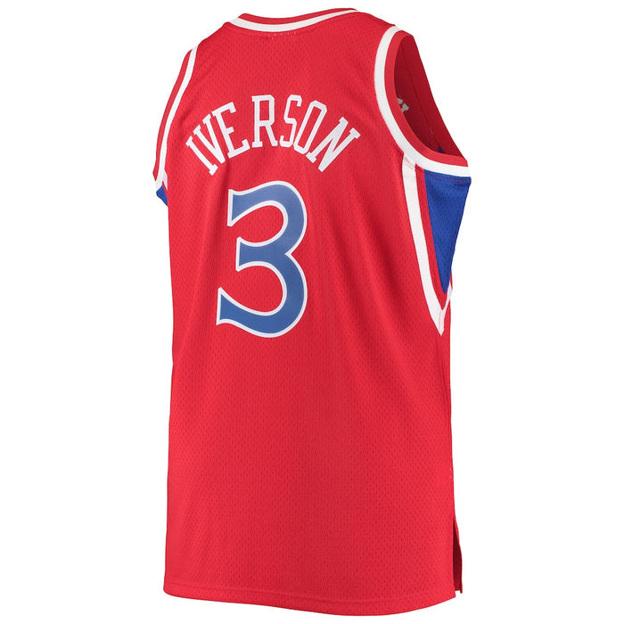 Allen Iverson #3 Philadelphia 76ers Mitchell & Ness 1996-97 Hardwood Classic Swingman Jersey