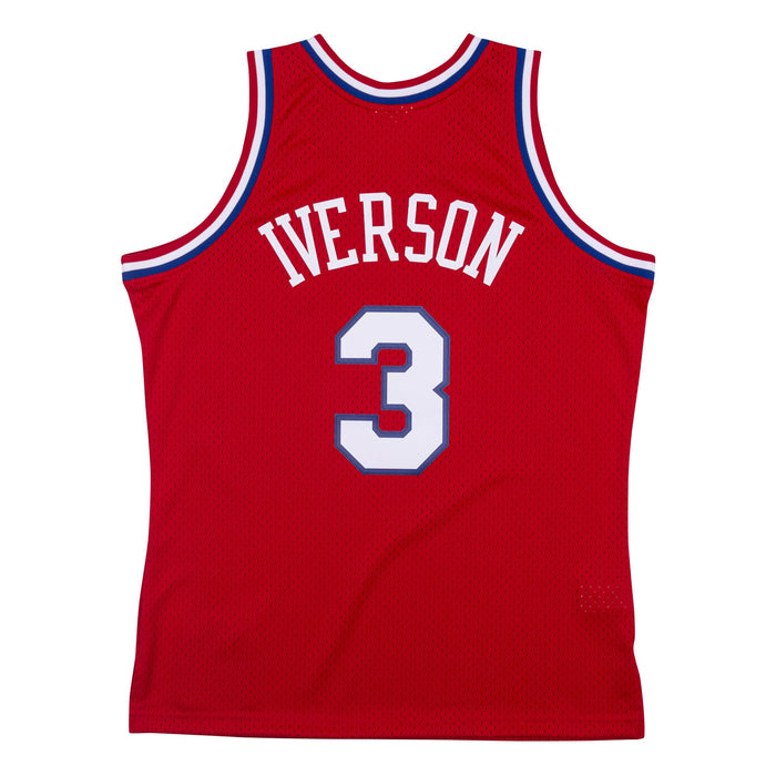 Allen Iverson #3 Philadelphia 76ers Mitchell & Ness 2002-03 Hardwood Classic Swingman Jersey