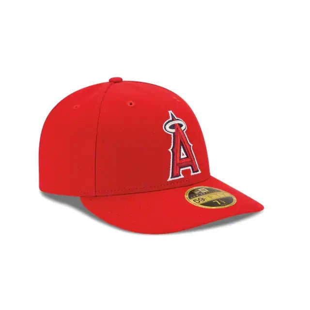 Anaheim Angels New Era Red Authentic Collection On-Field Game 59FIFTY Fitted Hat