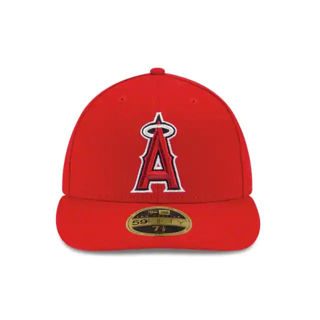 Anaheim Angels New Era Red Authentic Collection On-Field Game 59FIFTY Fitted Hat
