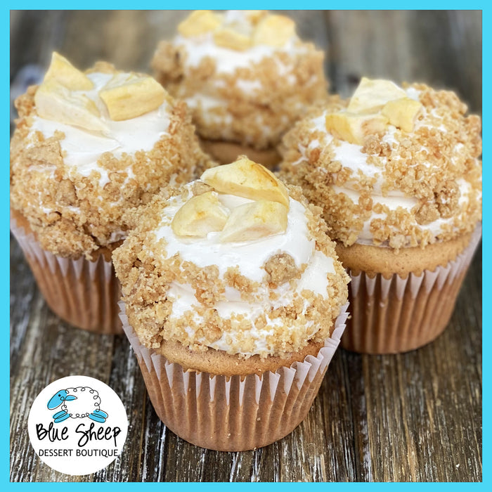 apple crisp cupcake