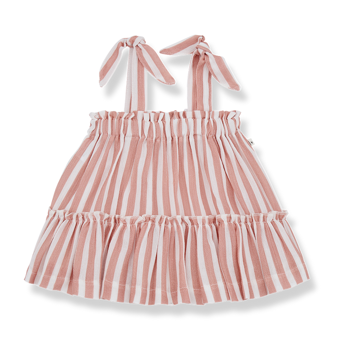 Araia Dress in Coral