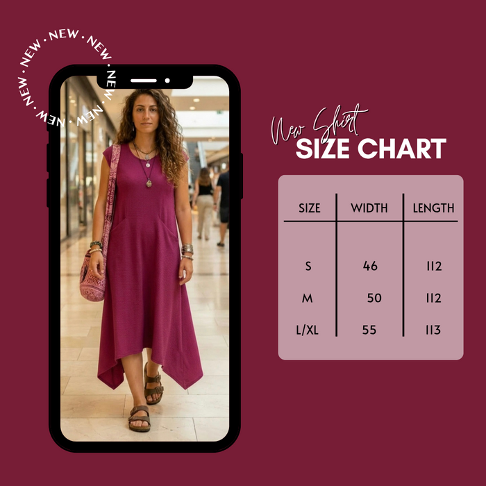 Asymmetrical Dress-Berry