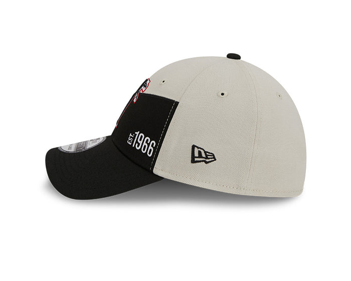 Atlanta Falcons New Era 2023 Historic Sideline 39THIRTY Flex Hat - Cream/Black
