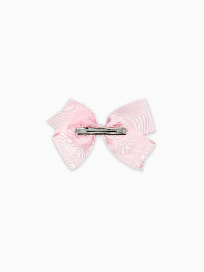 Baby Pink Big Bow Girl Clip