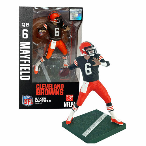 Baker Mayfield #6 Cleveland Browns NFL Series 1 Import Dragon 6" Figure