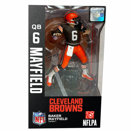 Baker Mayfield #6 Cleveland Browns NFL Series 1 Import Dragon 6" Figure