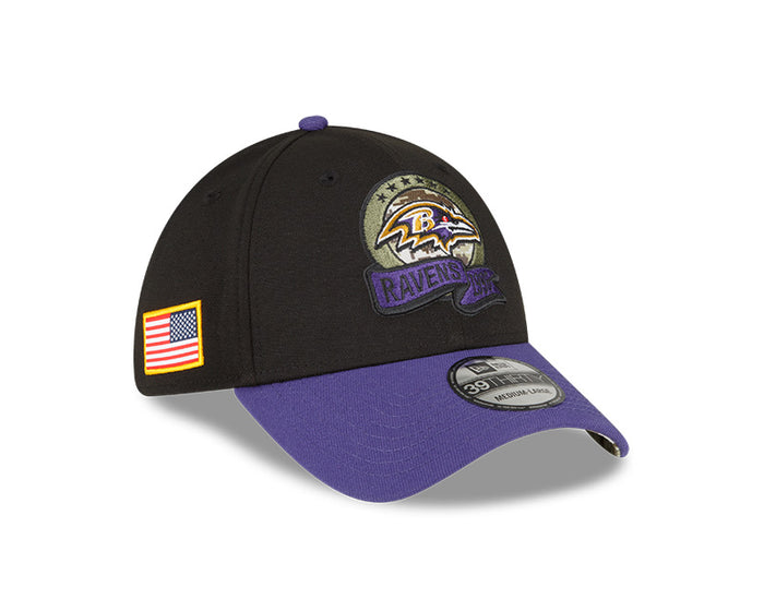 Baltimore Ravens New Era 2022 Salute To Service - 39THIRTY Flex Hat