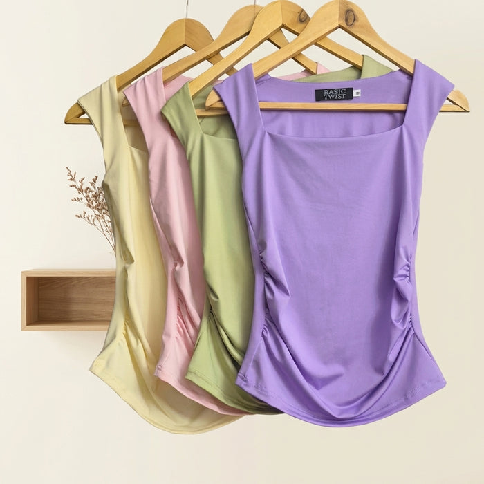 Basic Square Neck- Purple