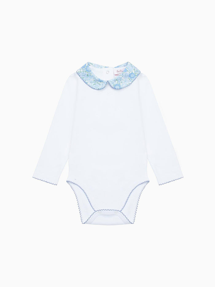 Blue Floral Patricio Baby Girl Body Vest
