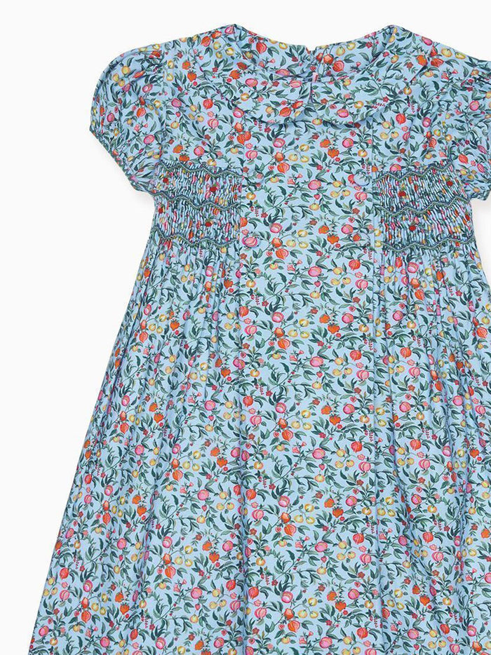 Blue Pomegranate Arcadia Girl Hand-Smocked Dress