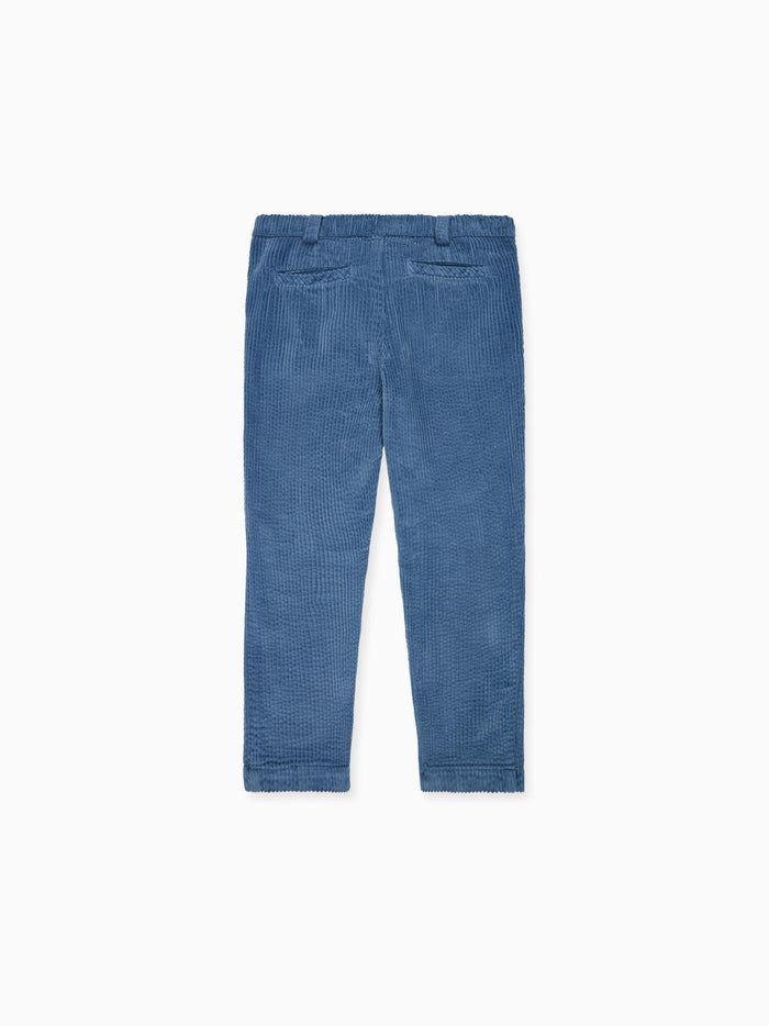 Blue Reinaldo Corduroy Boy Trousers