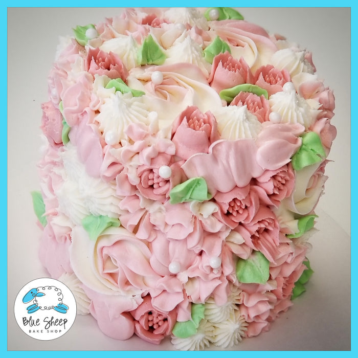 blush textures to go cake