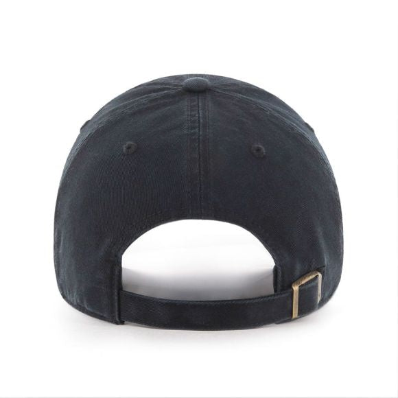 Boston Bruins All-Black Clean Up '47 Brand Adjustable Hat