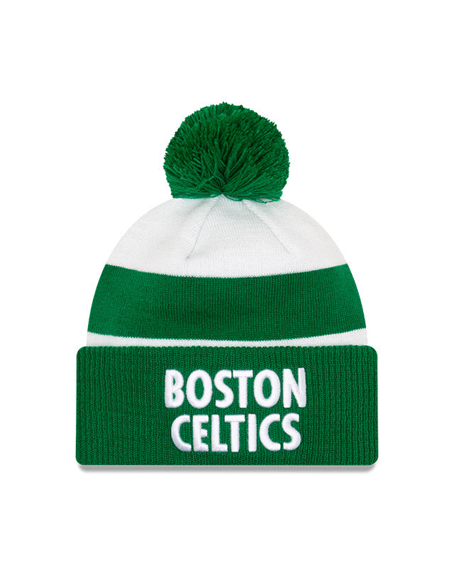 Boston Celtics White Green New Era City Series 20 Pom Knit Toque