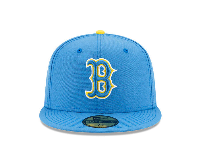 Boston Red Sox New Era Blue/Yellow 2021 City Connect Authentic Collection On-Field 59FIFTY Fitted Hat