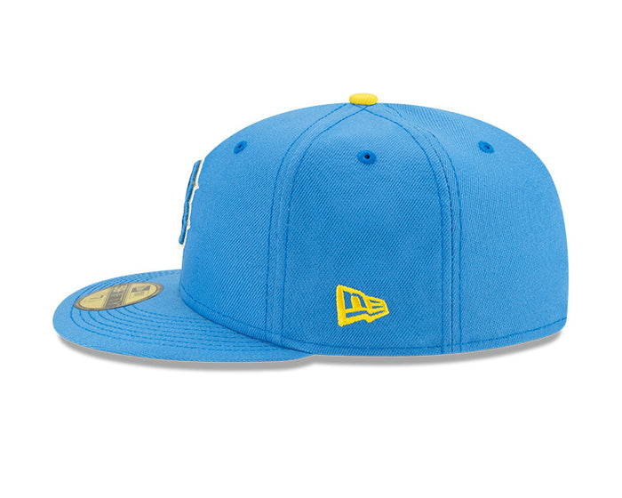 Boston Red Sox New Era Blue/Yellow 2021 City Connect Authentic Collection On-Field 59FIFTY Fitted Hat