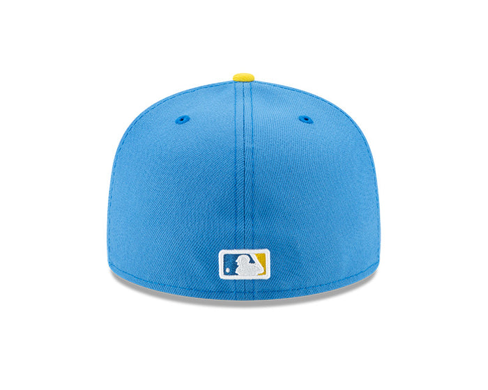 Boston Red Sox New Era Blue/Yellow 2021 City Connect Authentic Collection On-Field 59FIFTY Fitted Hat