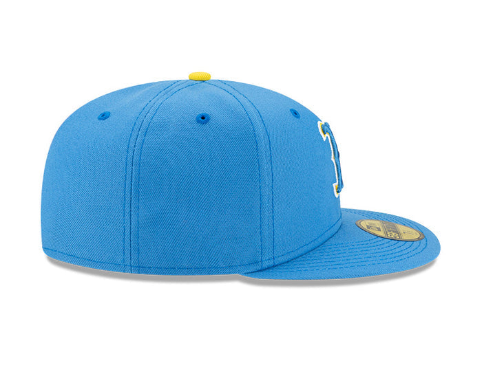 Boston Red Sox New Era Blue/Yellow 2021 City Connect Authentic Collection On-Field 59FIFTY Fitted Hat