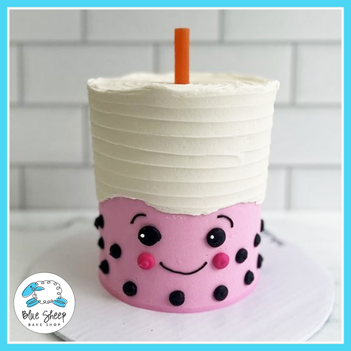Bubble Tea Birthday Cake